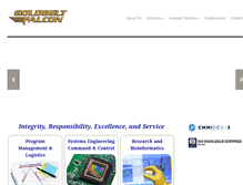 Tablet Screenshot of goldbeltfalcon.com